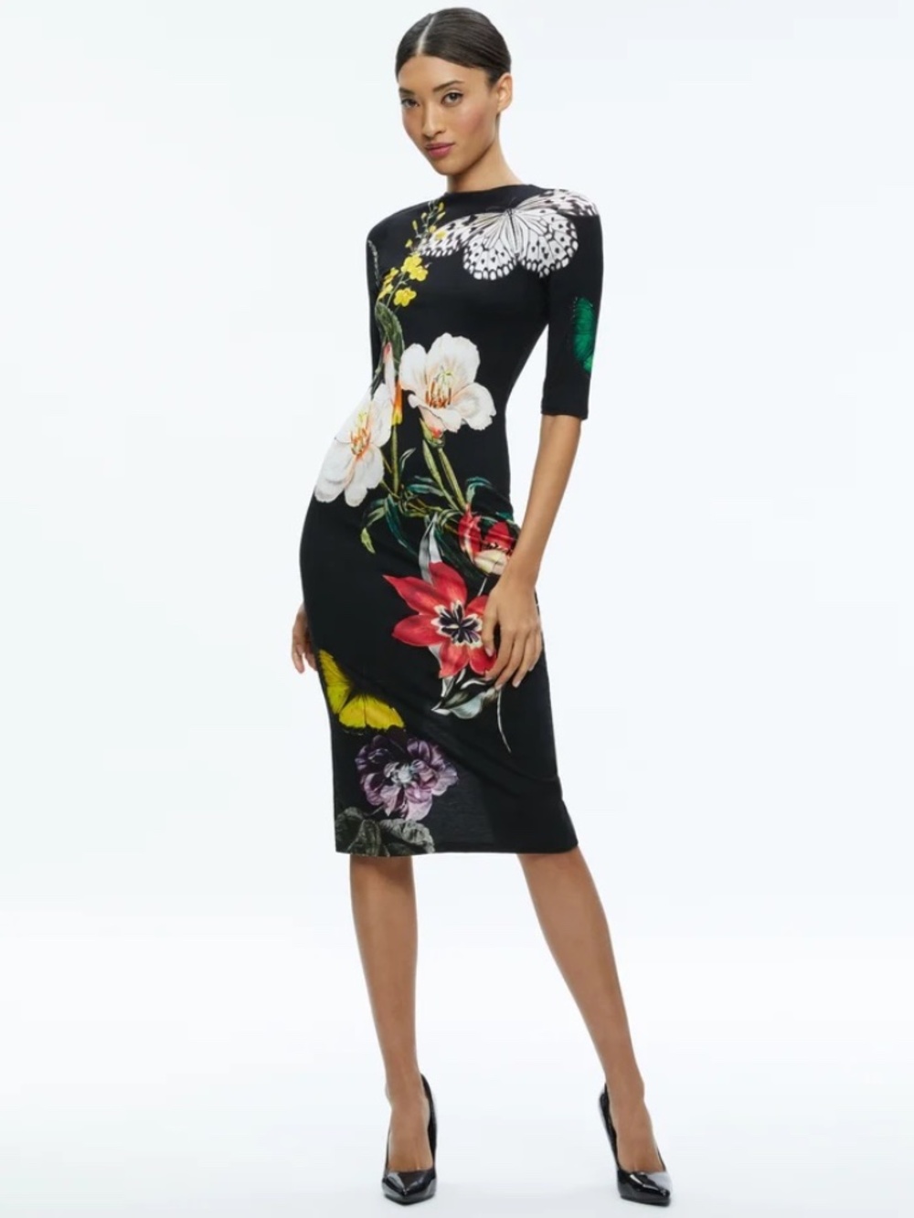 Alice + Olivia Delora Essential Floral Dress size 12